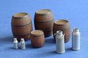 Další obrázek produktu Wooden barrels and milk cans