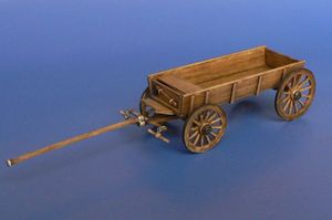Farm horse drawn wagon