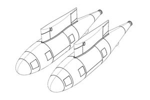 Refueling pod KC-130J (2pcs)