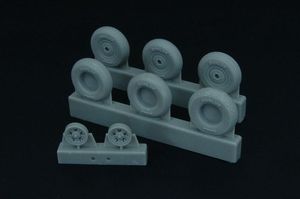 Spitfire 5 spoke wheels set (3 types of tires)