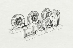 AV8B Wheels  (Hasegawa kit)